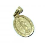 Medalha de Nossa Senhora das Graas em ouro 18k - 2MEO0356